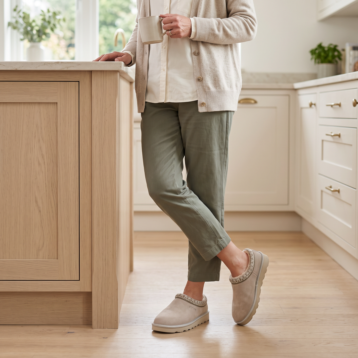 Zurich Suede Orthotic Slippers