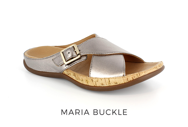 strive maria buckle sandals